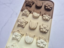 Moldes silicona 15 flores 